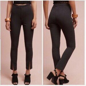 The Essential High Rise Skinny Black Pants by Anthropologie
